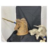 2 - Unicorn Figurines