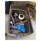 String Lights - Stoneware Vase & More in Bin
