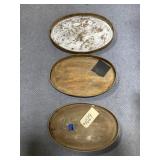 3 - Nesting Wood Serving Trays