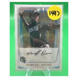 ROOKIE CARD 2011 BOWMAN CHROME MARCELL OZUNA