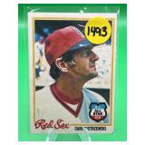 1978 TOPPS HOF CARL YASTRZEMSKI CARD