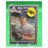 ROOKIE CARD 1985 FLEER OREL HERSHISER