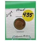 2009-S Proof Lincoln Cent Home Place