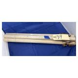 2 Pair Japanese Kobudo "Jo Sticks"