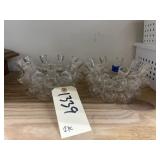 2 - Glass Bud Vase Wreaths