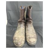 Justin Soft Toe Boots Oil Resistant Boots Sz 10D