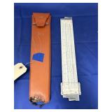 Decilon Vintage Slide Ruler in Case