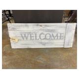 Wooden Welcome Sign 40" x 16"