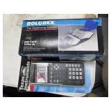 Texas Instruments TI84+CE NIP & Rolodex NIB