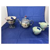 Teapot - Creamer - Tea Cup - Small Planter