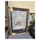 Framed "Farewell to a Comrade" by Rance Hood