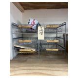 2 - 3 Tray Metal Racks