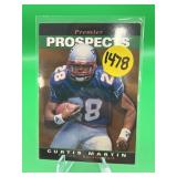 ROOKIE CARD 1995 UPPERDECK HOF CURTIS MARTIN