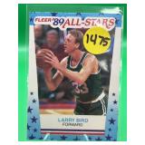 1989 FLEER HOF LARRY BIRD CARD