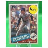 ROOKIE CARD 1985 TOPPS OREL HESHISER