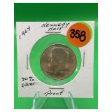 1964 90% Silver Kennedy Half Dollar Proof