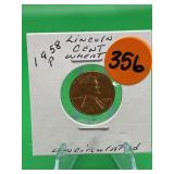 1958-P Lincoln Wheat Cent Uncirculated
