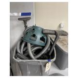 Vacuum Hose & Accs in Plastic Bin w/Lid