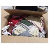 Box of Assorted Fabric