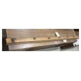 7-Hook Coat Rack 78"L x 3"