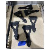 6 - Large Decorative Hinges