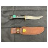 Schrade 5" Fixed Blade Knife w/Leather Sheath