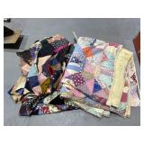 Hand Stitched Quilt Top & Machine Stitched Quilt