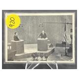 SCARCE CARD 1964 TOPPS JFK DEBATES NIXON