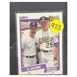 INSERT CARD FLEER MATTINGLY/MCGWIRE
