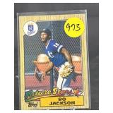 ROOKIE CARD 1987 TOPPS BO JACKSON