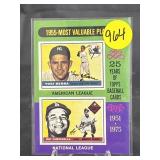 HIGH GRADE VINTAGE 1975 TOPPS HOF