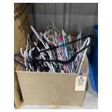 Box of Plastic Hangers