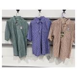 3 Mens 2x Wrangler Shirts new w/tags