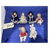 6 - Small Porcelain Dolls