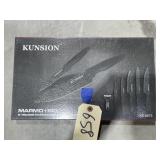 Kunsion Marmo + Bio 5-Knife & Peeler Set in box