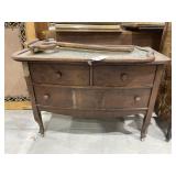 3-Drawer Dresser 42"L x 20"W x 30"H w/Mirror
