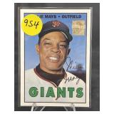 INSERT CARD TOPPS HOF WILLIE MAYS
