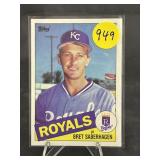 ROOKIE CARD 1985 TOPPS BRET SABERHAGEN
