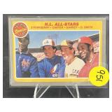 1985 STRAWBERRY/GARVEY/OZZIE CARD