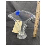 Clear Fan Vase