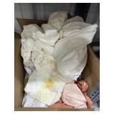 Box of Assorted Bed Linens & Bath Towels