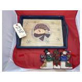 Holiday Serving Tray & Dï¿½cor