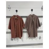 2 Mens Shirts, Van Heusen 3xlt & St Johns Bay 4x