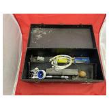 Metal Toolbox w/Collapsible Ruler - Nut Driver