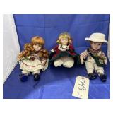 3 - Porcelain Dolls