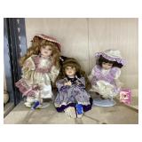 3 - Porcelain Dolls