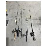 5 - Assorted Fishing Rods/Reels