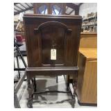 Wood Cabinet 24"L x 15"W x 48"H