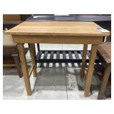 Wood Table 32"L x 20"W x 30"H