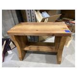 Wooden Bench 22"L x 17"W